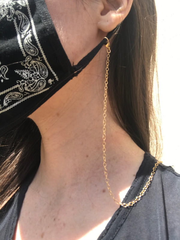 Gold Filled Cable Mask Chain
