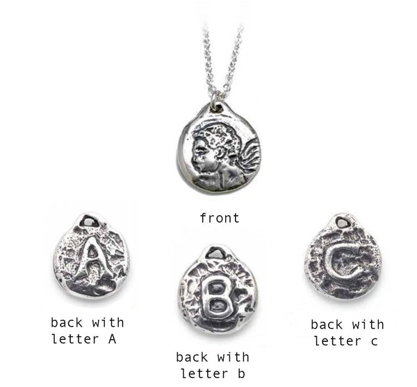 Initial Protection Charm Necklace